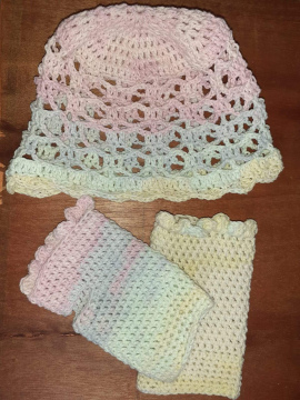 HUTZEL & FLITZ – Gehäkelte Stulpen mit Sommerhut Frühlingsset - bei Crazypatterns (Link in der Beschreibung)